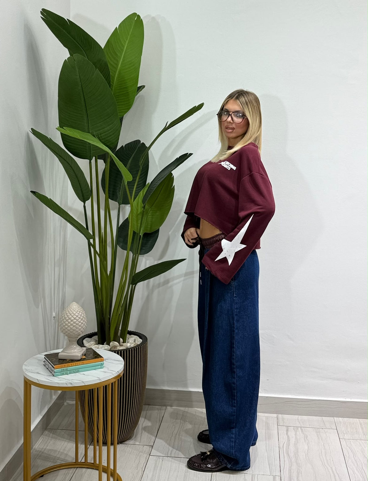 Denim combinato Just