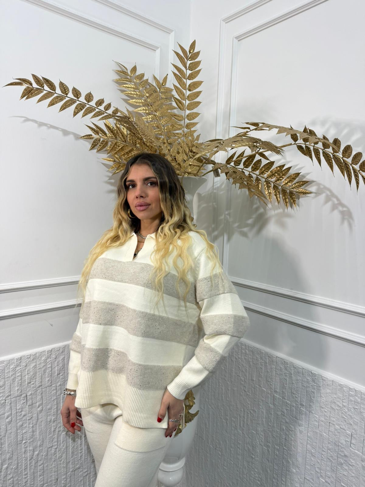 Coordinato Polo in Paillettes
