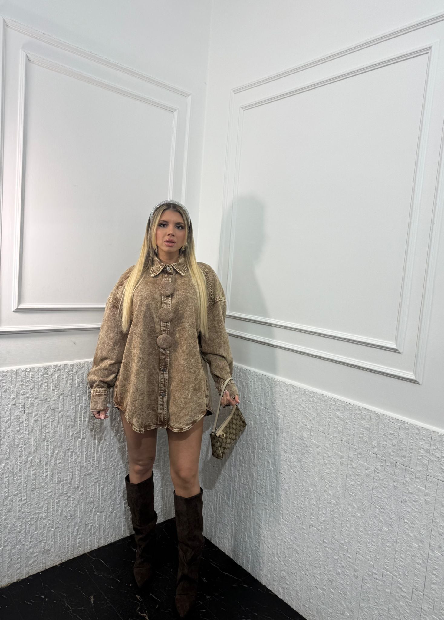 Maxi Camicia Bon Ton