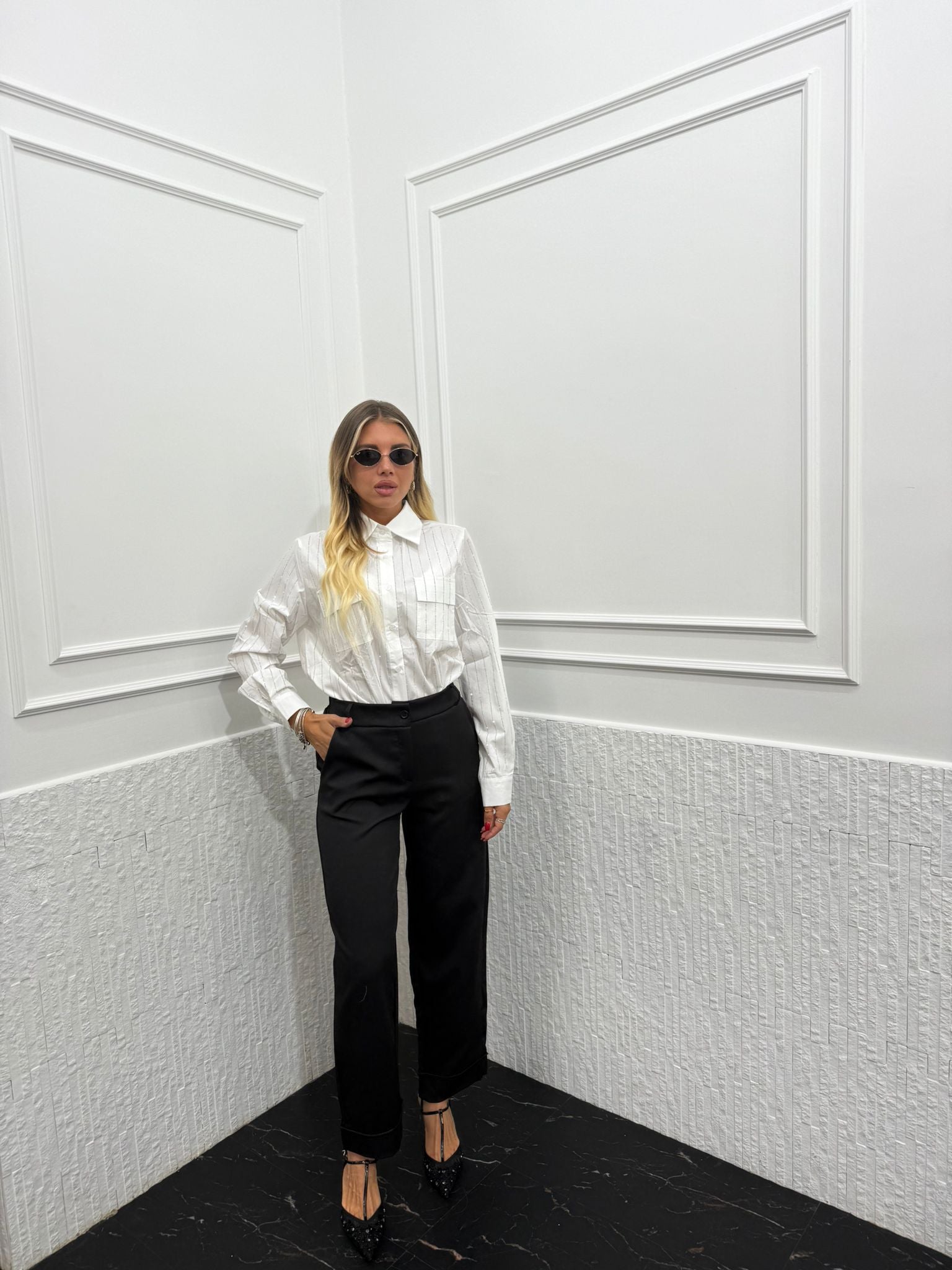 Pantalone Classic piega