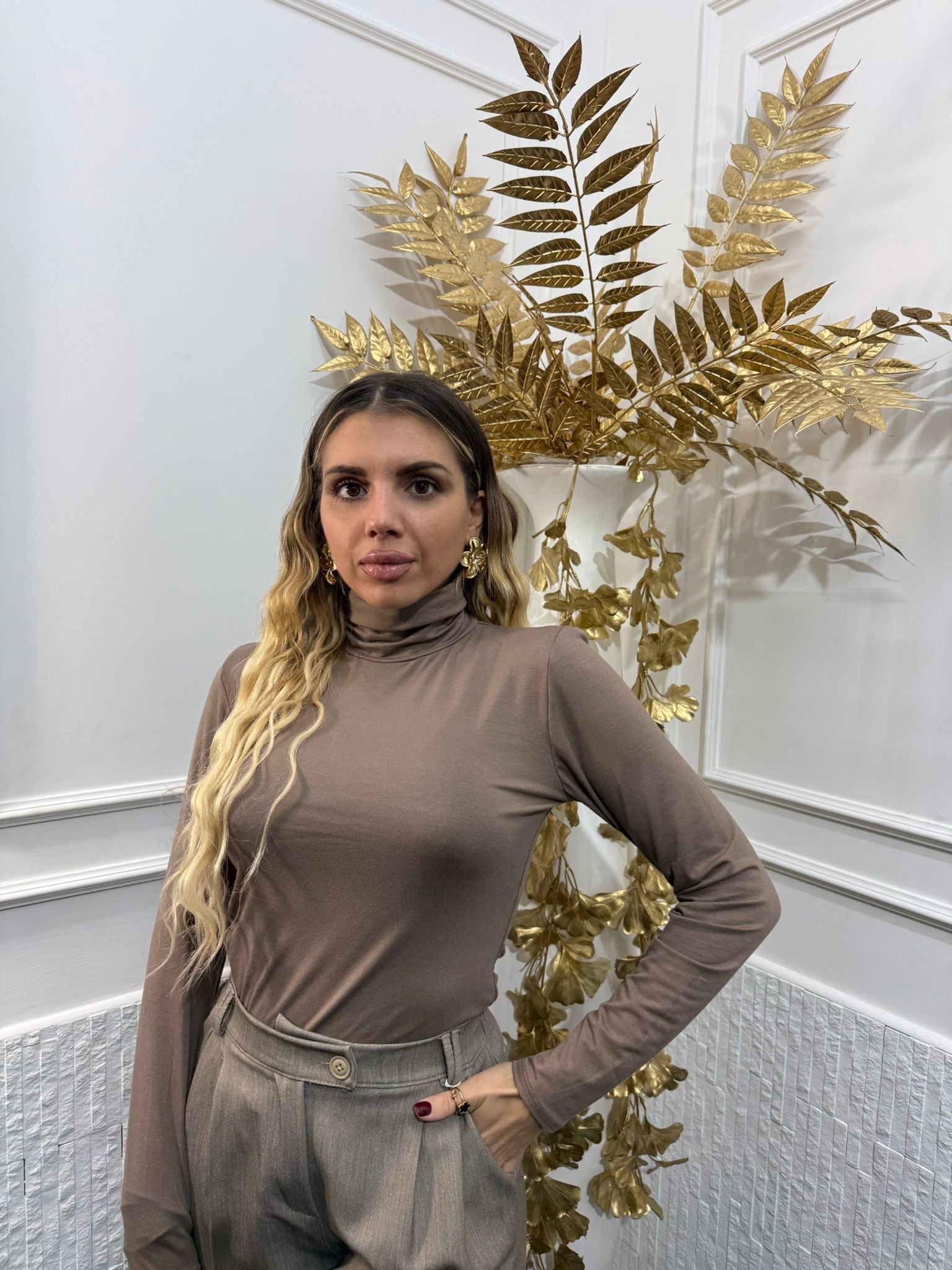 Maglia Helen collo alto