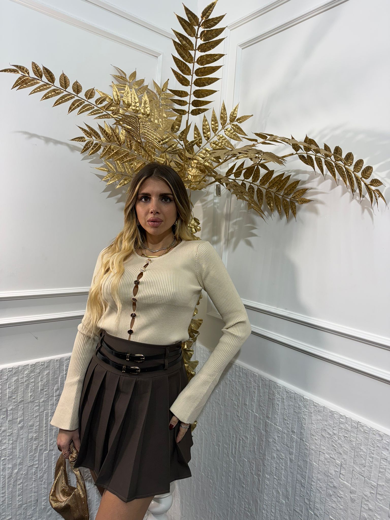 Minigonna Plissé Louis