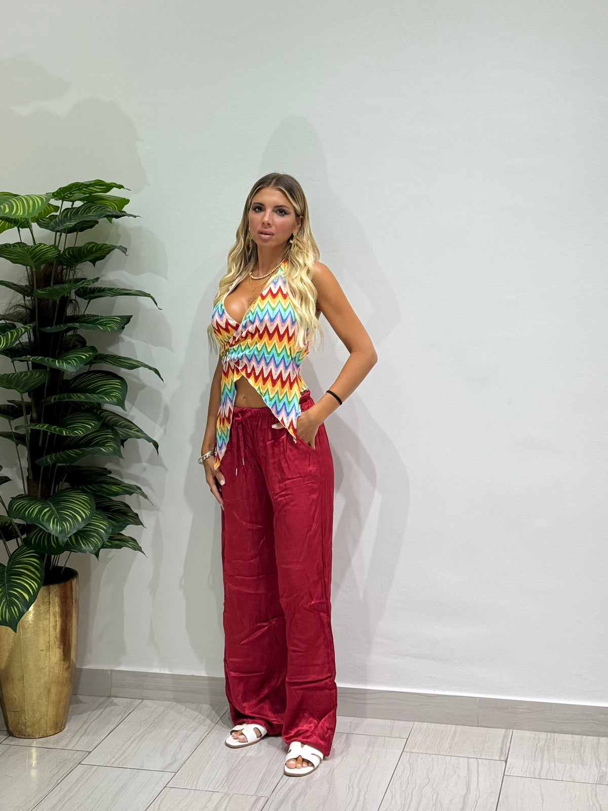 Pantalone Satinato