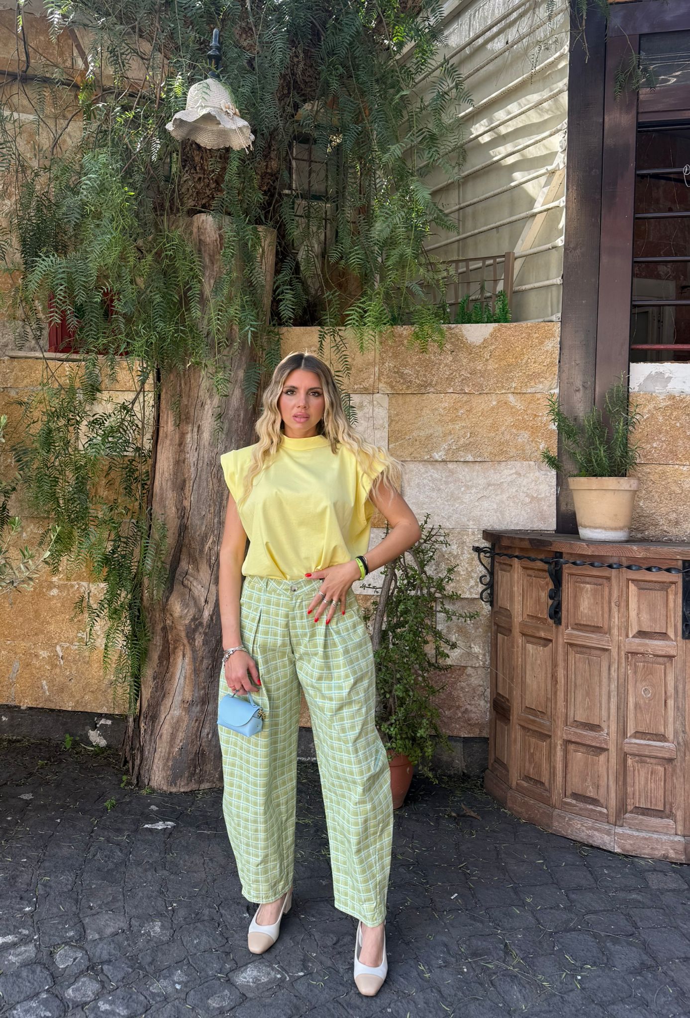 Pantaloni Quadri Just