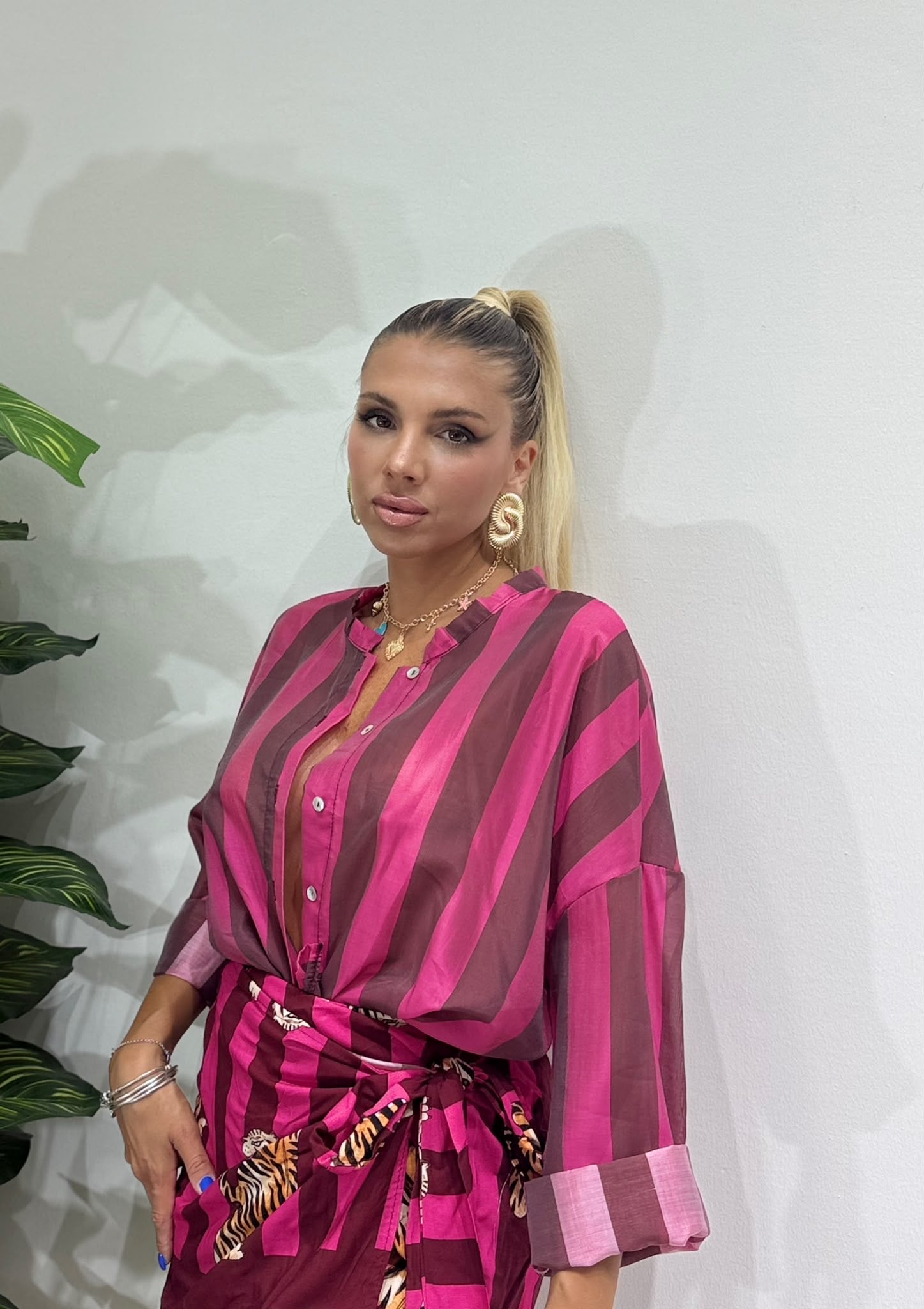 Camicia Amazzonia a righe