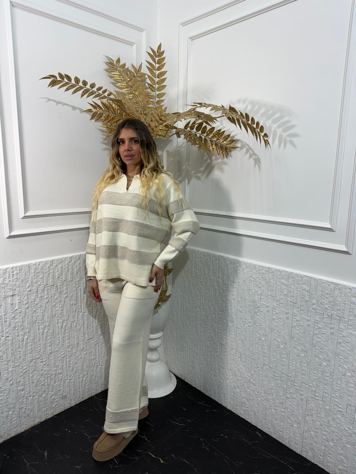 Coordinato Polo in Paillettes