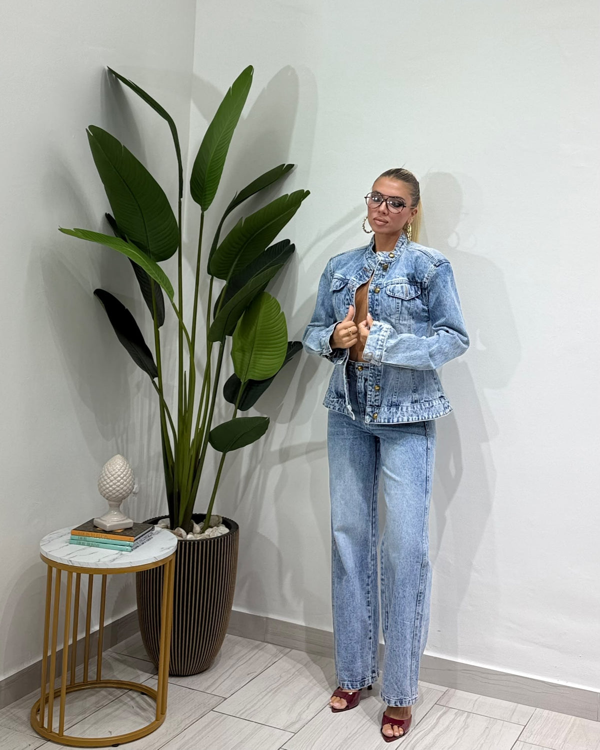 Coordinato Denim Gold