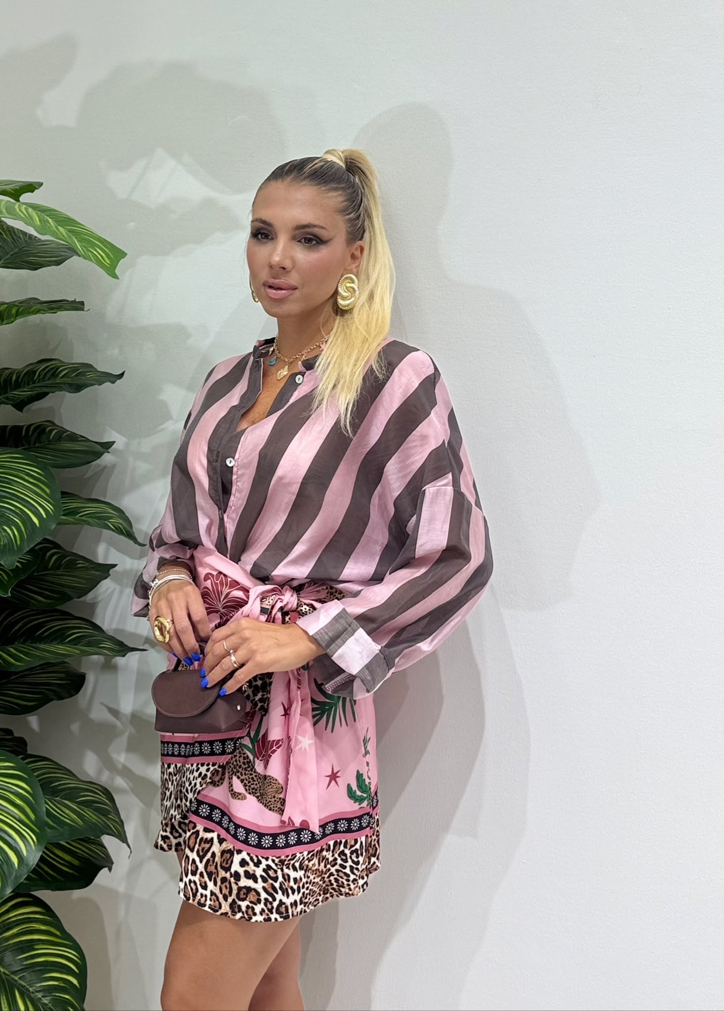 Camicia Amazzonia a righe