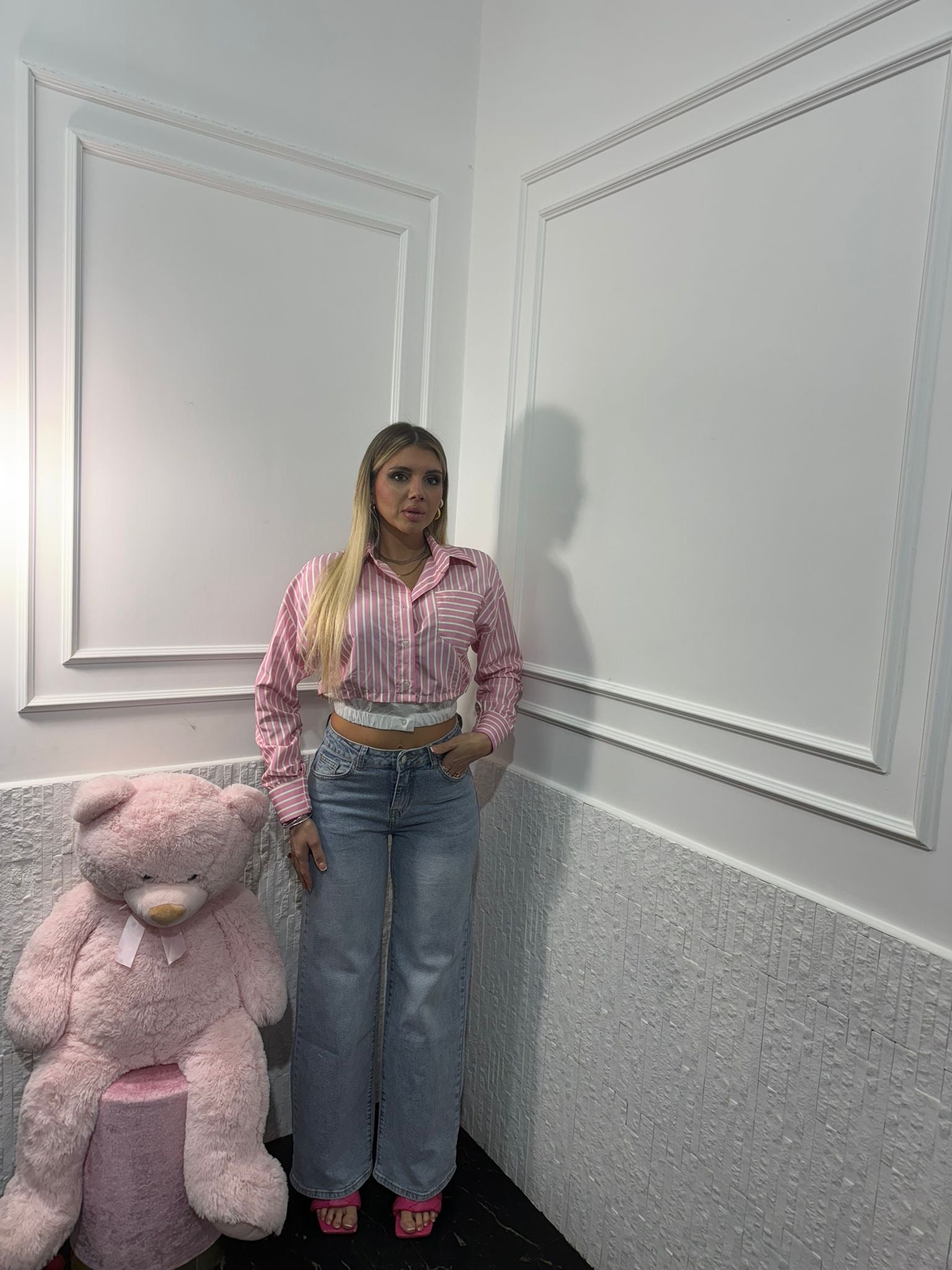 Jeans Pink Diamonds Sky