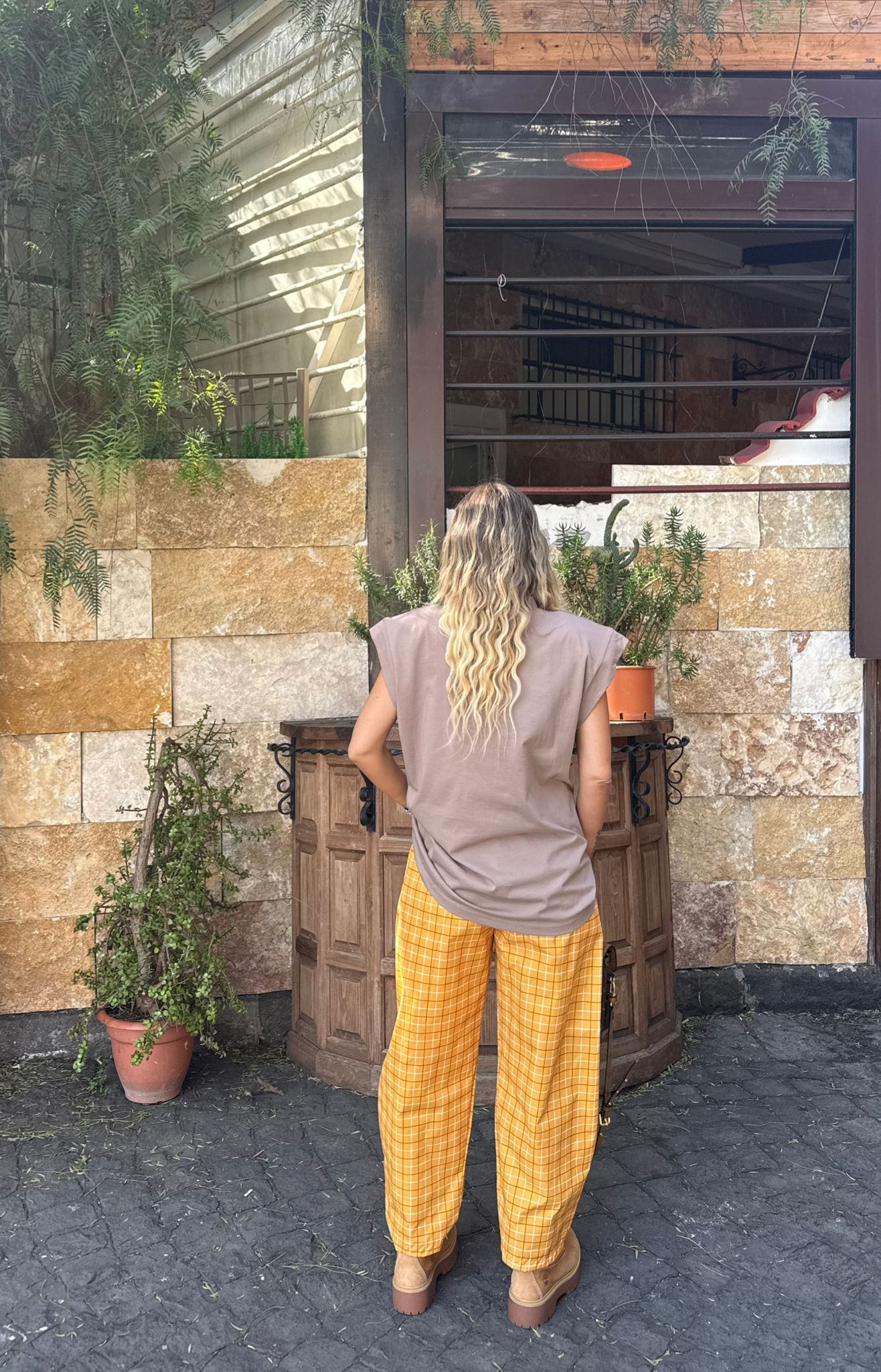 Pantaloni Quadri Just
