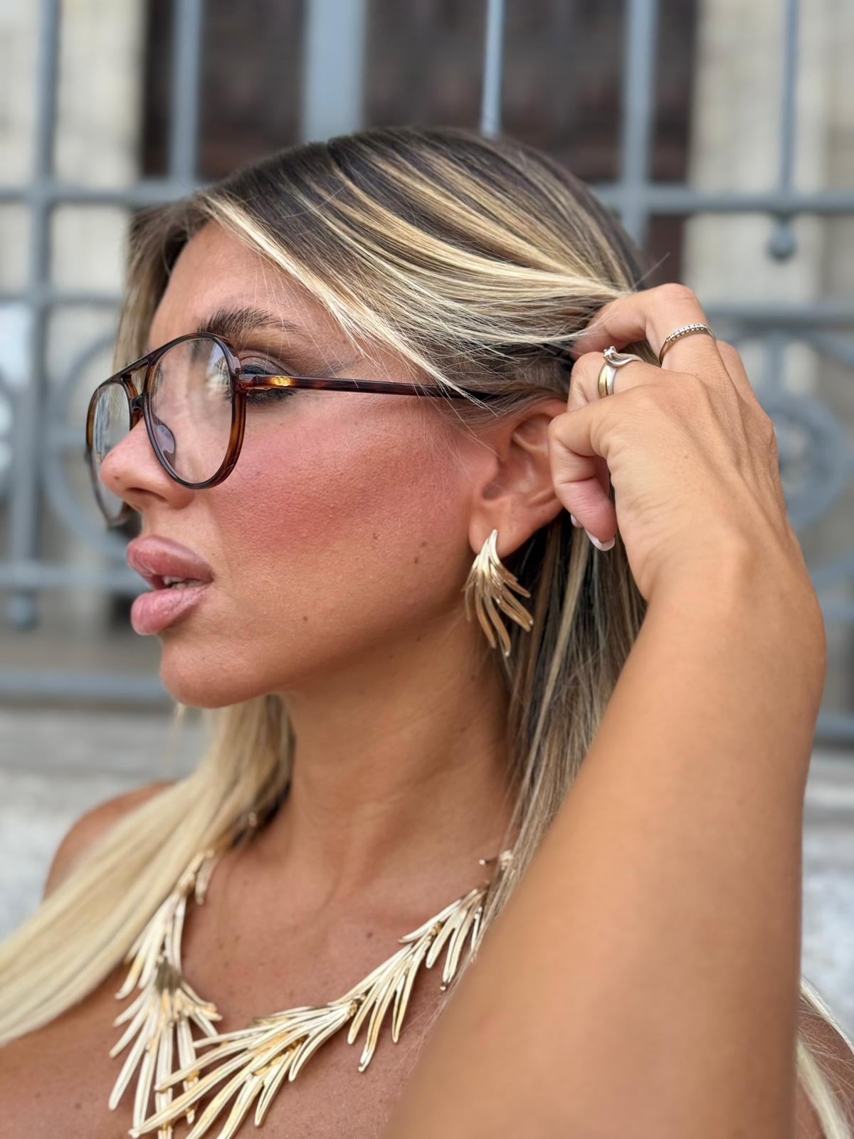 Set foglia Gold