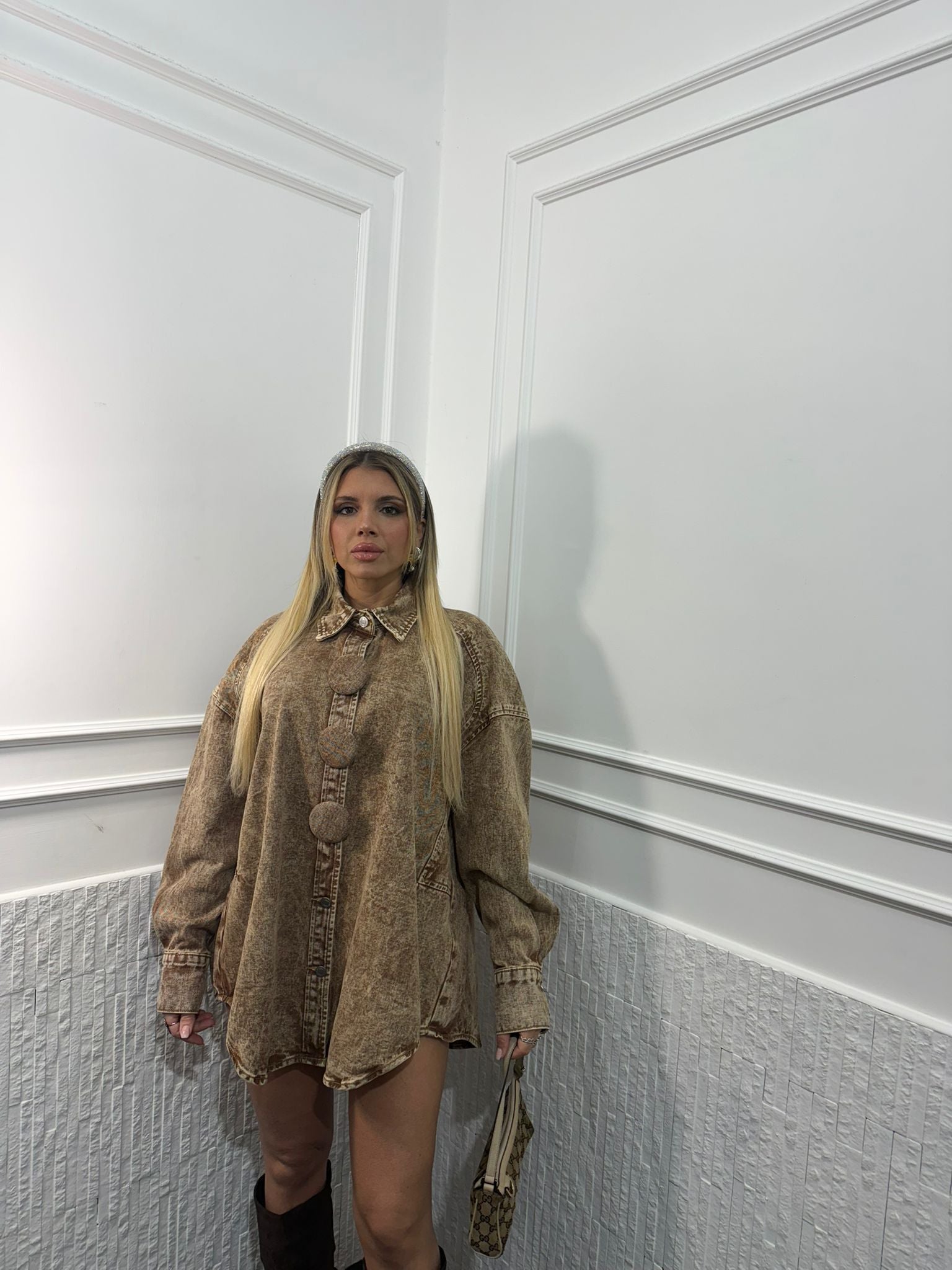 Maxi Camicia Bon Ton