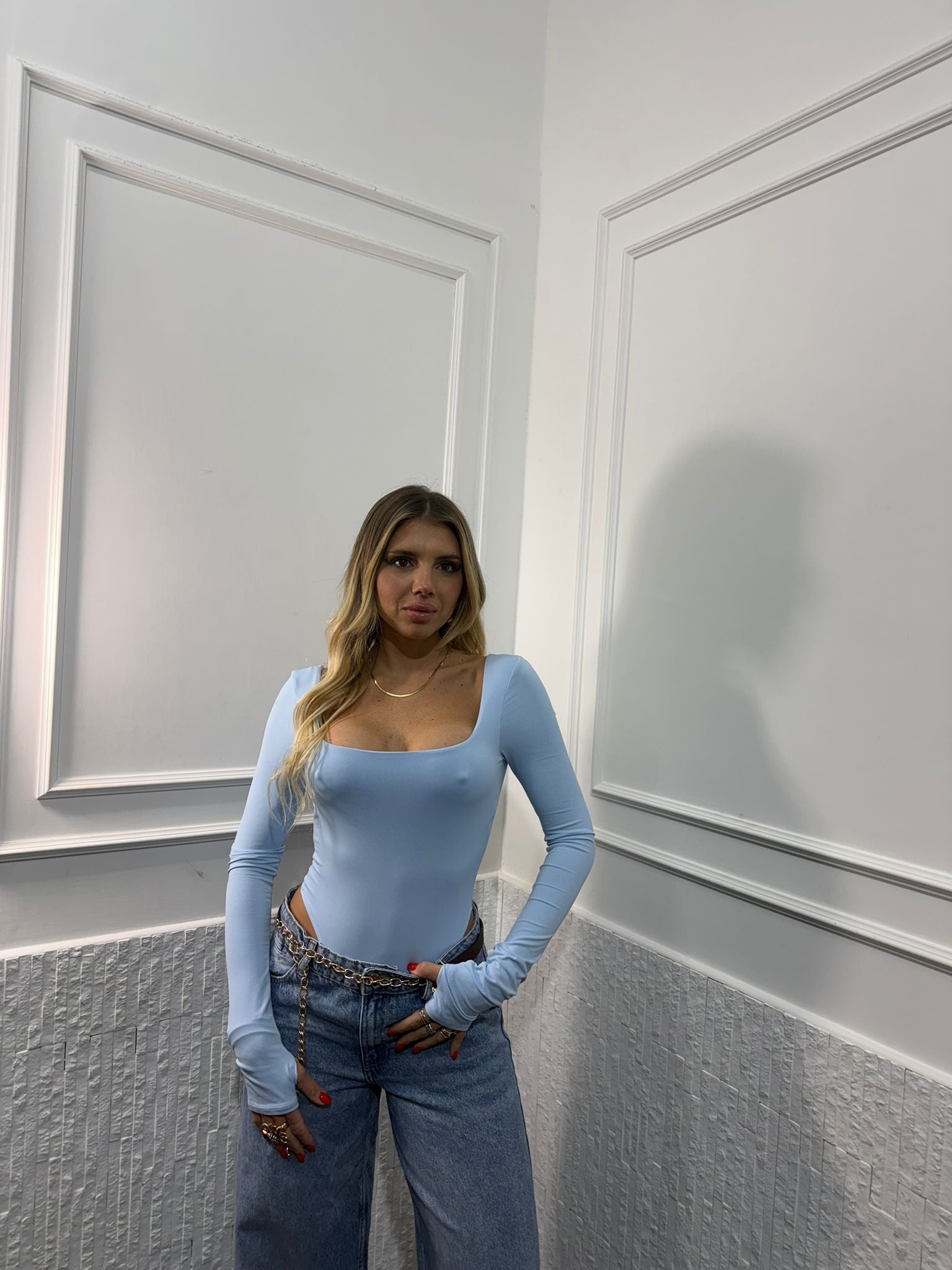 Body basic scollo quadrato