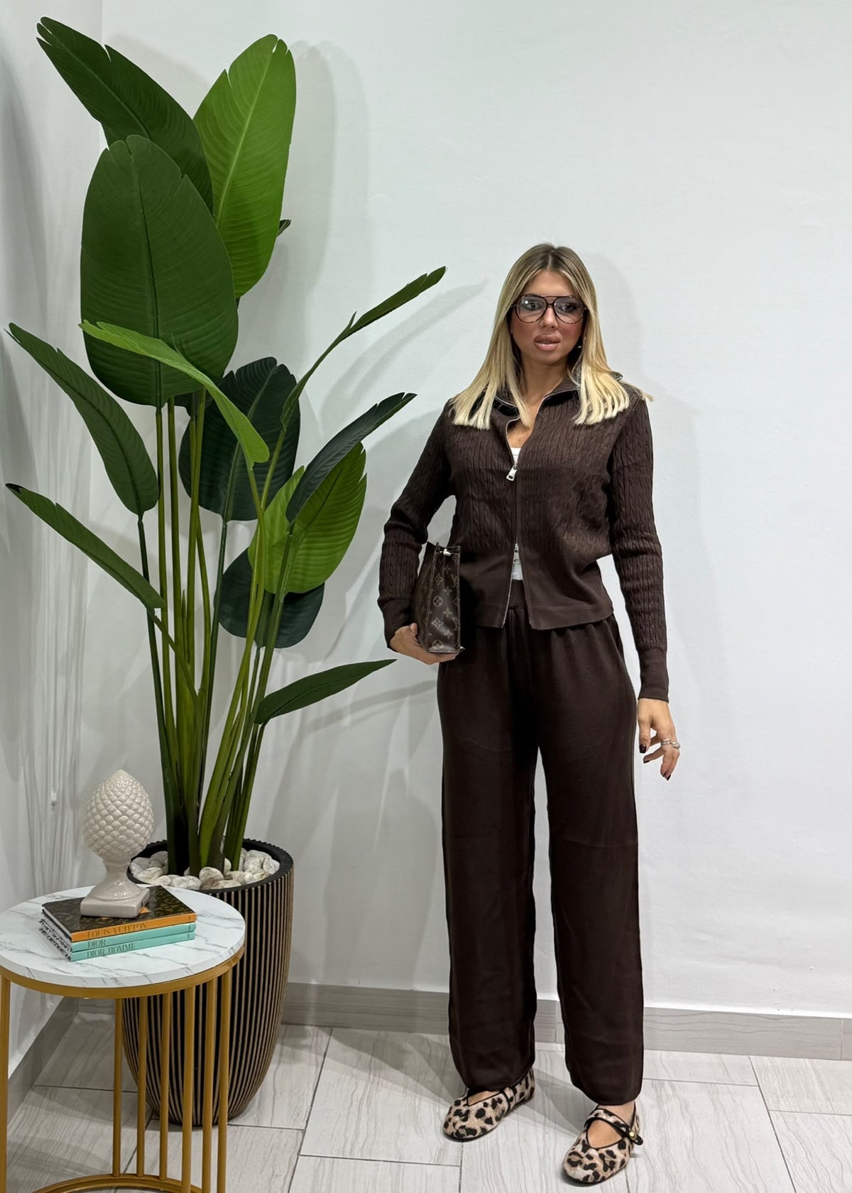 Coordinato easy chic caffè