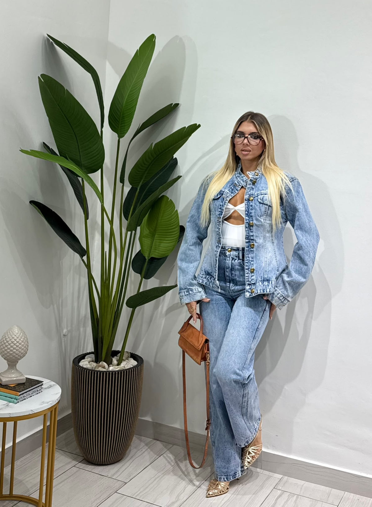 Coordinato Denim Gold