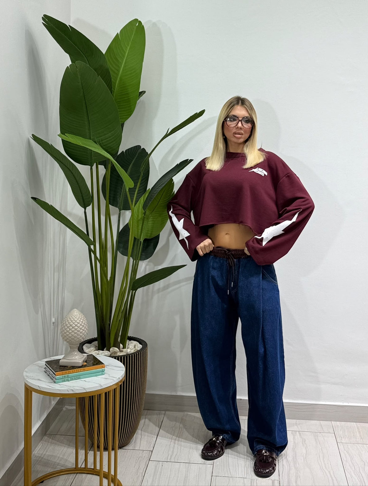 Denim combinato Just