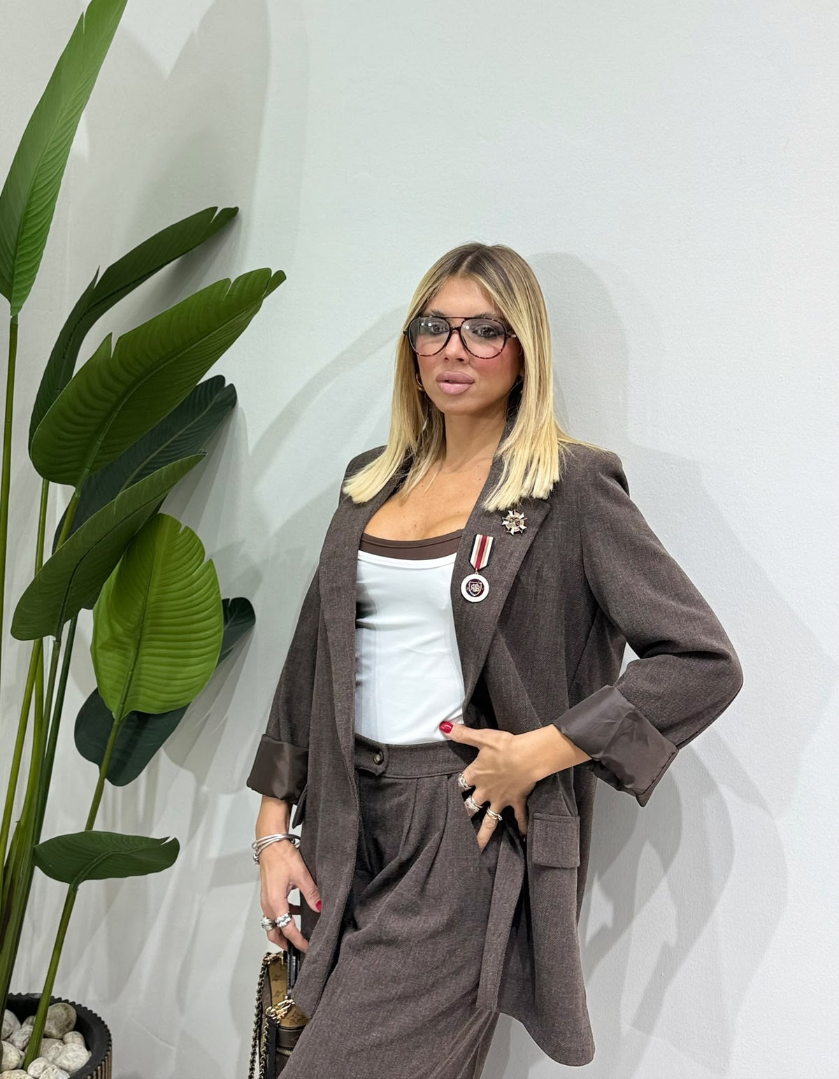 Tailleur Diva Marrone