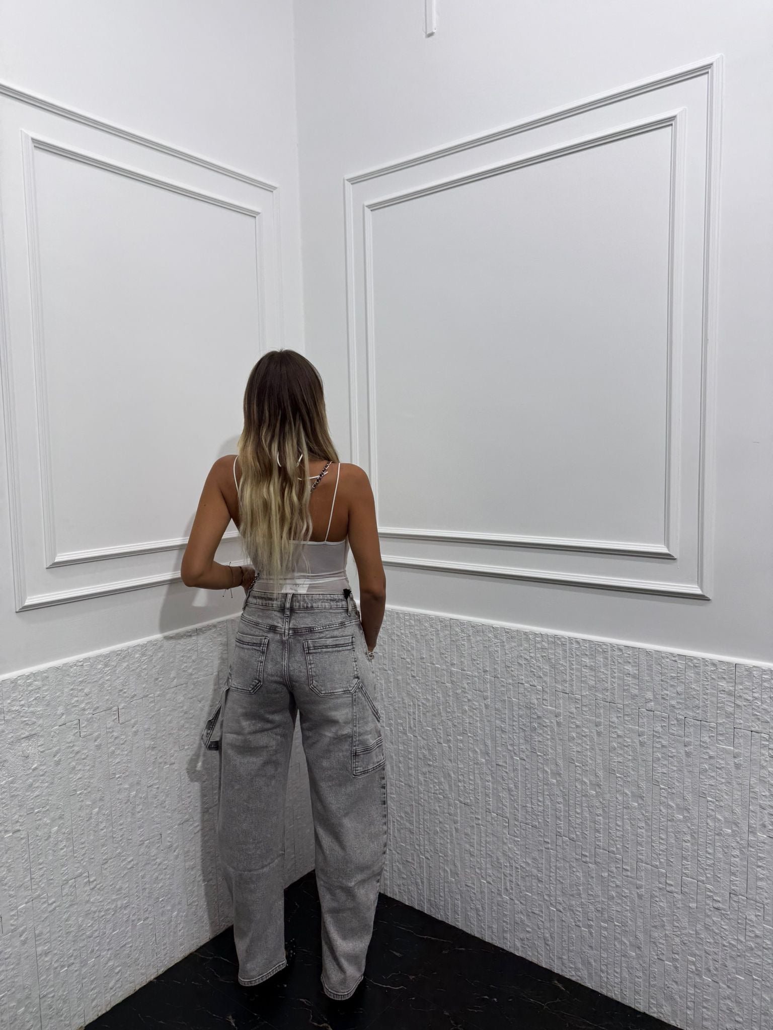 Jeans ballon grey