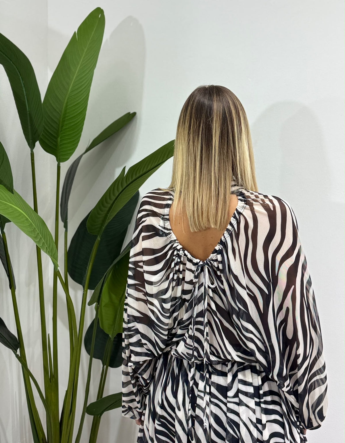 Mini Dress Zebra By lumina