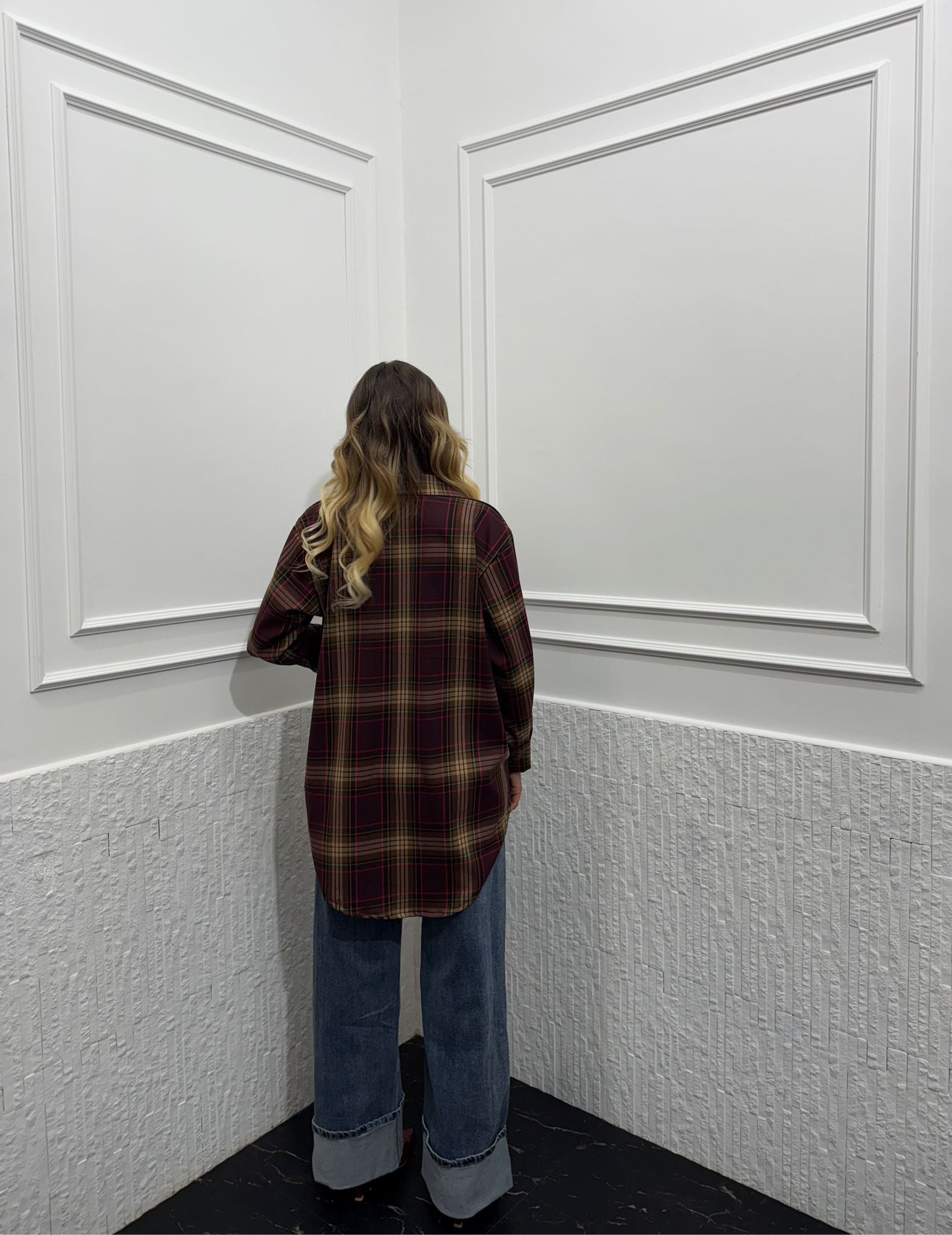 Camicia Oversize quadri