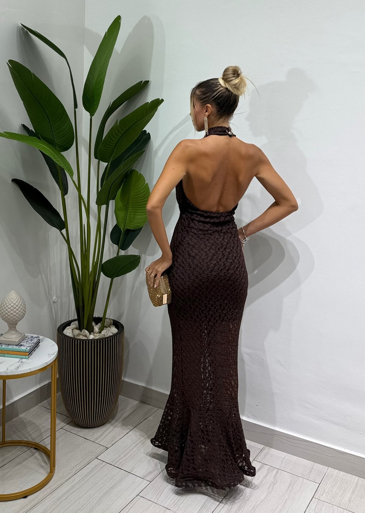 Dress Siren marrone