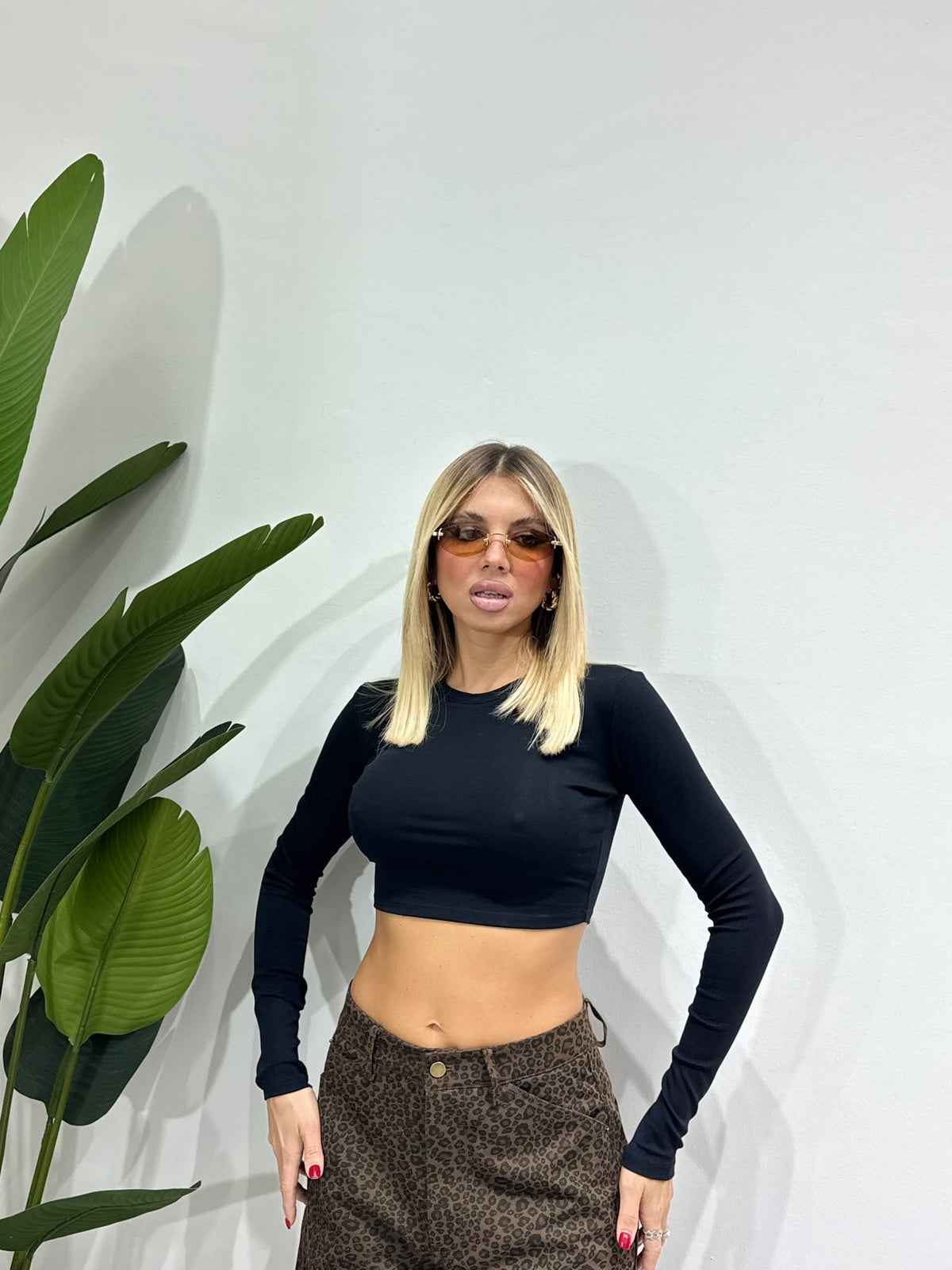 T shirt crop By lumina